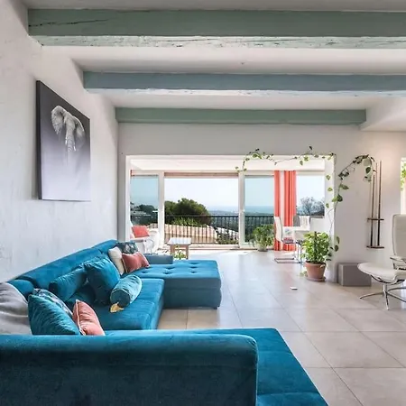 Villa Vue Montagne, Fibre, Climatisation Antibes